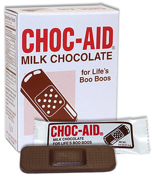 Choc-Aid (7 Pack of Milk Chocolate Band-Aid's) 2.7 OZ - Sweets and Geeks
