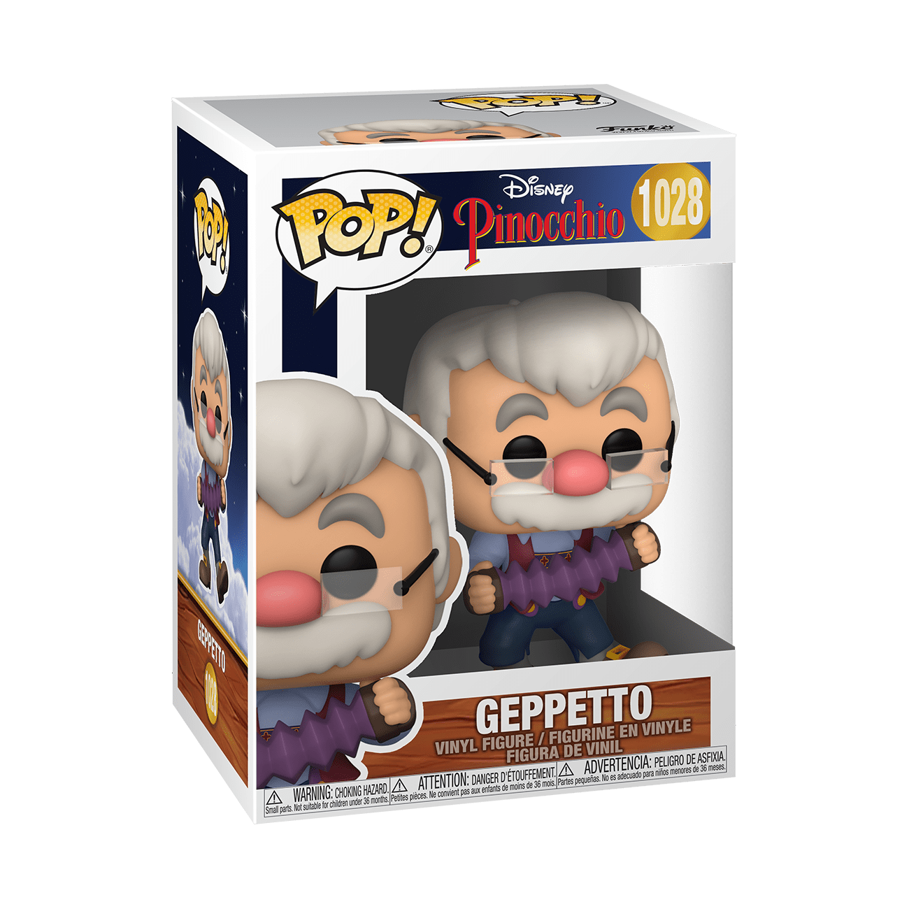 Funko POP Disney: Pinocchio - Geppetto with Accordion #1028