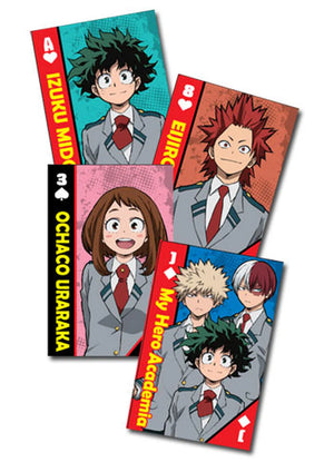 My Hero Academia - School Uniforms Group Playing Cards - Sweets and Geeks