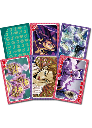 Jojo S3 - Second Half Group Screenshot Playing Cards - Sweets and Geeks