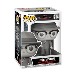 Funko POP Marvel: WandaVision - 50's Vision (Black & White) (Preorder) - Sweets and Geeks