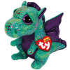 Ty Beanie Boo - Cinder - GREEN DRAGON 13" - Sweets and Geeks