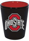 Ohio State Buckeyes 2oz. Matte Black/Inner Color Shot Glass - Sweets and Geeks