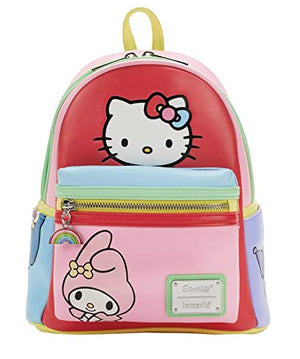 Sanrio Hello Kitty and Friends Color Block Mini Backpack - Sweets and Geeks