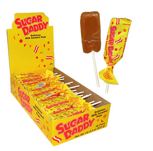 Sugar Daddy Milk Caramel Pop (small) - Sweets and Geeks
