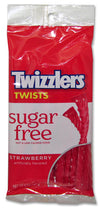 TWIZZLERS (STRAWBERRY) PEG BAG SUGARFREE - Sweets and Geeks