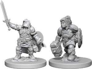 Dungeons & Dragons Nolzur`s Marvelous Unpainted Miniatures: W3 Dwarf Female Paladin - Sweets and Geeks