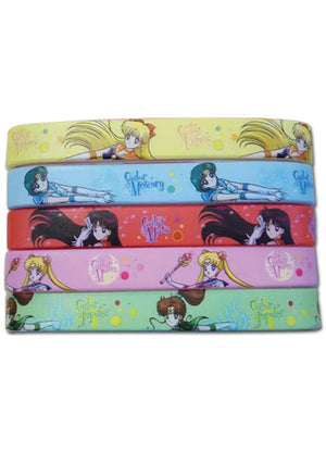 Sailor Moon R - Inner Senshi 5Pack PVC Wristbands - Sweets and Geeks