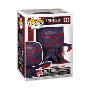 Funko POP Games: Spider-Man Miles Morales (Programmable Matter Suit) (Metallic) (Preorder) - Sweets and Geeks