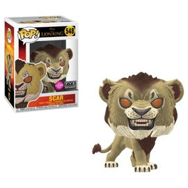Funko Pop Movies: Disney The Lion King - Scar (Live Action) (Flocked) #548 - Sweets and Geeks