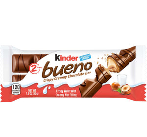 Kinder Bueno Cripsy Creamy 1.5OZ Chocolate Bar - Sweets and Geeks