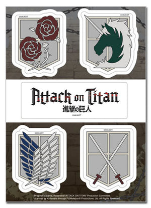 Attack on Titan - Emblems Sticker Set - Sweets and Geeks