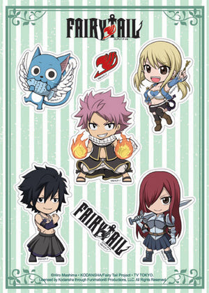 FAIRY TAIL - S7 SD2 GROUP STICKER SET - Sweets and Geeks