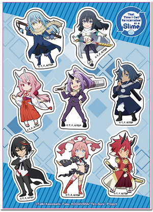 That Time I Got Reincarnated As A Slime - SD2 Sticker Set 5"X7" - Sweets and Geeks