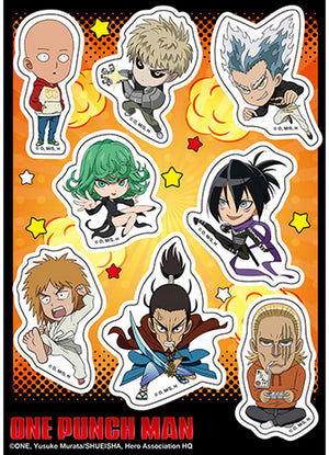 One Punch Man S2 - SD Sticker Set 5"X7" - Sweets and Geeks