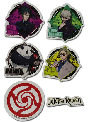 Jujutsu Kaisen - Group #2 Die-Cut Sticker Set 3.5" - Sweets and Geeks