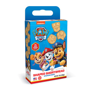 Paw Patrol Shaped Shortbread Cookies Cuboid Box - Sweets and Geeks