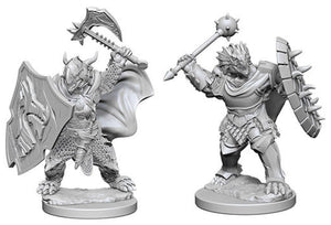 Dungeons & Dragons Nolzur`s Marvelous Unpainted Miniatures: W4 Dragonborn Male Paladin - Sweets and Geeks