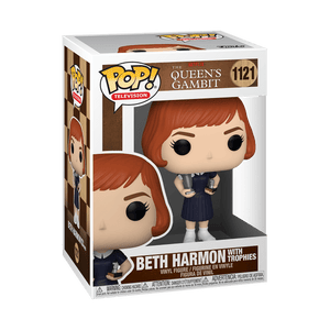 Funko POP TV: Queens Gambit - Beth Harmon with Trophies (July 2021 Preorder) - Sweets and Geeks