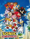SONIC THE HEDGEHOG - BIG GROUP SUBLIMATION THROW B - Sweets and Geeks
