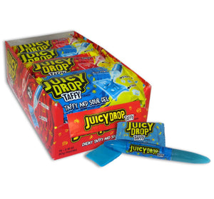 JUICY DROP TAFFY W/ SOUR GEL 2.36 OZ - Sweets and Geeks
