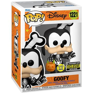 Funko Pop! Disney - Skeleton Goofy (Glow in the Dark) (Entertainment Earth Exclusive) #1221 - Sweets and Geeks