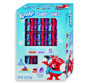 Kool-Aid Candy Canes 5.3oz - Sweets and Geeks