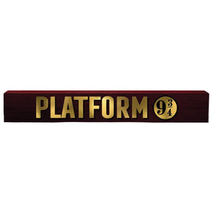 Harry Potter Platform 9 3/4 Long Wooden Sign - Sweets and Geeks