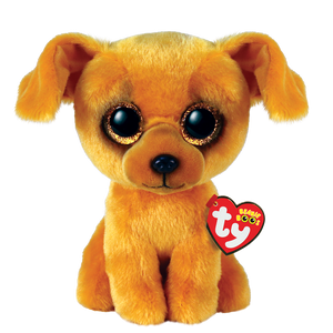 Ty Beanie Boo - Zuzu - Tan Dog - Sweets and Geeks