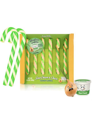 Sour Cream and Onion Candy Canes - Sweets and Geeks