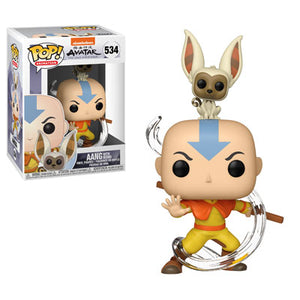 Funko POP & Buddy: Avatar the Last Airbender- Aang with Momo (Preorder) - Sweets and Geeks