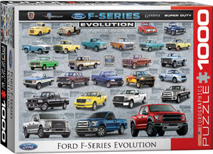 Ford F-Series Evolution 1000pc Puzzle - Sweets and Geeks