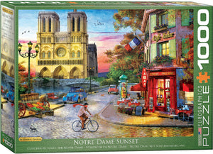 Notre Dame Sunset - Sweets and Geeks