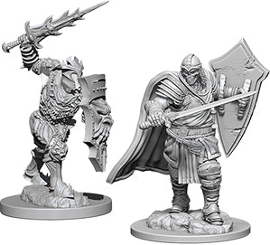Dungeons & Dragons Nolzur`s Marvelous Unpainted Miniatures: W6 Death Knight & Helmed Horror - Sweets and Geeks
