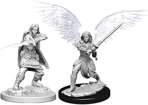 Dungeons & Dragons Nolzur`s Marvelous Unpainted Miniatures: W6 Female Aasimar Fighter - Sweets and Geeks