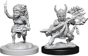 Dungeons & Dragons Nolzur`s Marvelous Unpainted Miniatures: W6 Female Halfling Fighter - Sweets and Geeks