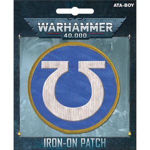 Warhammer 40K Ultramarines Icon Patch - Sweets and Geeks