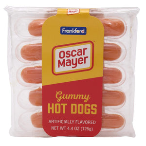 Oscar Mayer Gummy Hot Dogs 4.4oz - Sweets and Geeks