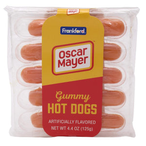 Oscar Mayer Gummy Hot Dogs 4.4oz - Sweets and Geeks
