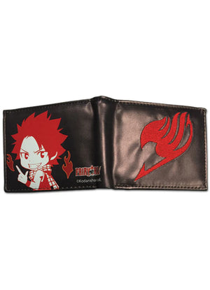 Fairy Tail - SD Natsu Dragneel and Logo Bi-Fold Wallet - Sweets and Geeks