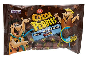 Cocoa Pebbles Milk Chocolate Eggs 9oz Laydown Bag - Sweets and Geeks