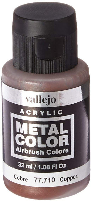 Vellejo - Metal Color Airbrush Acrylic Paint (32ml) - Copper (77.710) - Sweets and Geeks