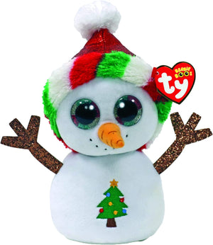 Ty Beanie Boo - Misty - Christmas Snowman - Sweets and Geeks