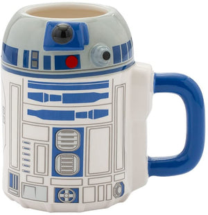 Vandor Star Wars R2-D2 20 Ounce Ceramic Sculpted Mug - Sweets and Geeks