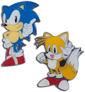 Sonic and Tails Pin Set - Sweets and Geeks
