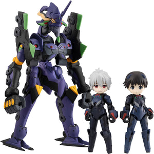 Rebuild of Evangelion Theatrical Edition Desktop Army Figure 3-Pack - Sweets and Geeks