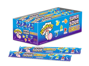 Warheads Super Sour 10 Gumball Tube - Sweets and Geeks