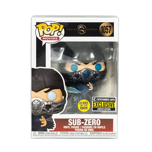 Funko POP! Movies: Mortal Kombat - Sub-Zero (Glow in the Dark) (Entertainment Earth Exclusive) #1057 - Sweets and Geeks
