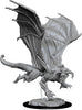 Dungeons & Dragons Nolzur`s Marvelous Unpainted Miniatures: W8 Young Black Dragon - Sweets and Geeks