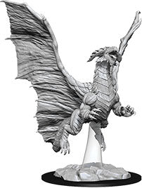 Dungeons & Dragons Nolzur`s Marvelous Unpainted Miniatures: W8 Young Copper Dragon - Sweets and Geeks